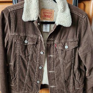 Levi's Womens Sherpa corduroy jacket